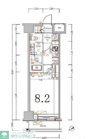XEBECときわ台の物件間取画像